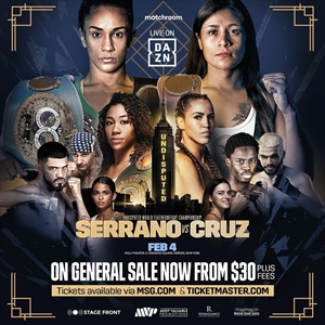 Boxing on DAZN - Amanda Serrano vs. Erika Cruz