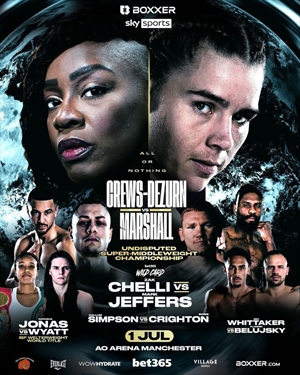 Sky Sports Boxing - Franchon Crews-Dezurn vs. Savannah Marshall