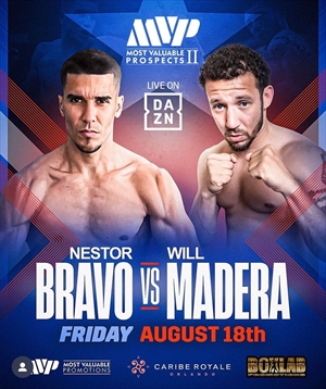 Boxing on DAZN - Nestor Bravo vs. Will Madera
