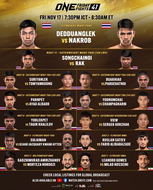 One Championship - One Friday Fights 41