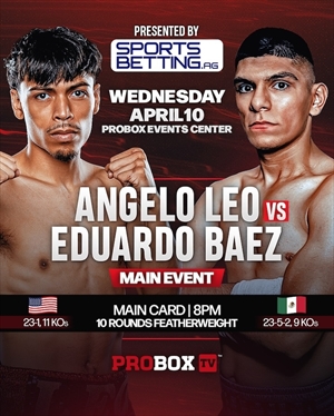 Boxing - Angelo Leo vs. Eduardo Baez