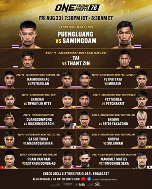 One Championship - One Friday Fights 76