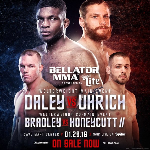 Bellator 148 - Daley vs. Uhrich Poster January 18, 2016