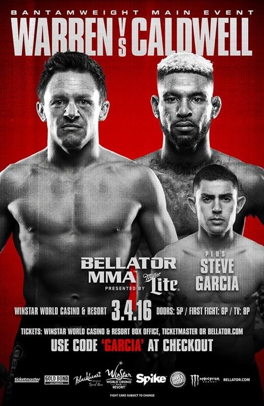 Bellator 151 - Warren vs. Caldwell Poster February 22, 2016