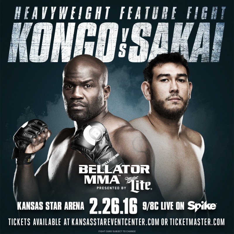 Bellator 150 - Kongo vs. Spartan Poster February 27, 2016