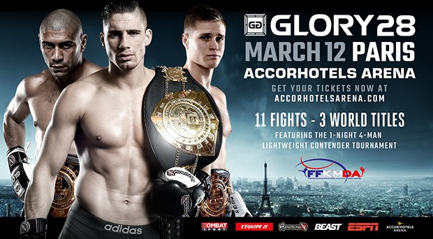 Glory 28 - Paris Poster February 28, 2016