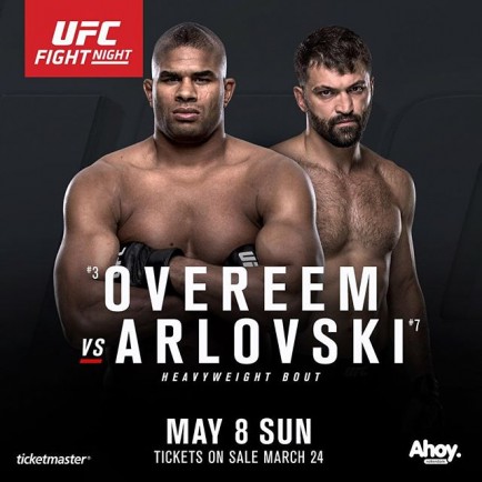 UFC Fight Night 87 - Overeem vs. Arlovski Poster March 05, 2016