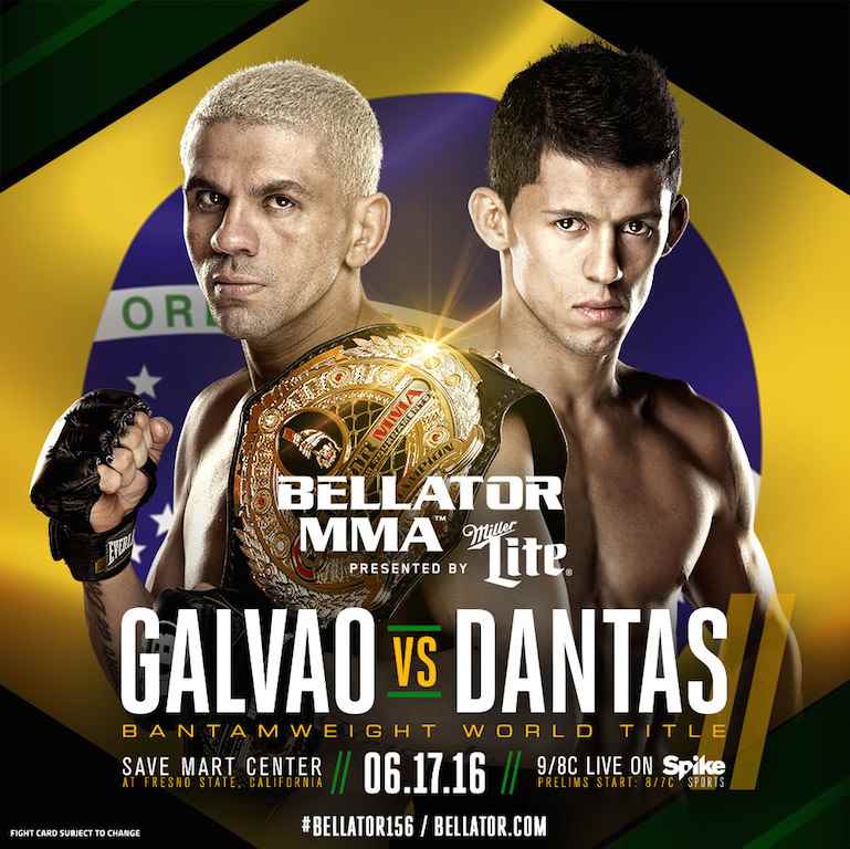 Bellator 156 - Galvao vs. Dantas 2 Poster May 30, 2016