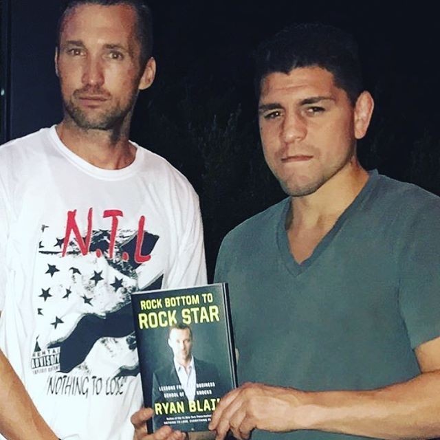 Nick Diaz IG Post - @ryanvisalus thanks for the new book ??