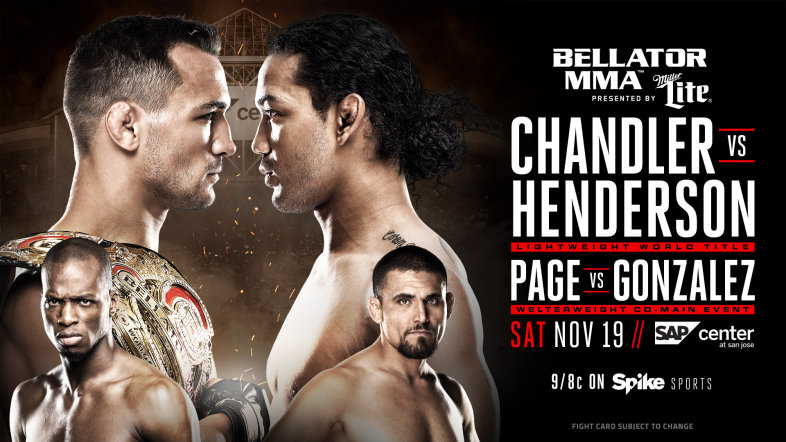 Bellator 165 - Chandler vs. Henderson Poster October 29, 2016