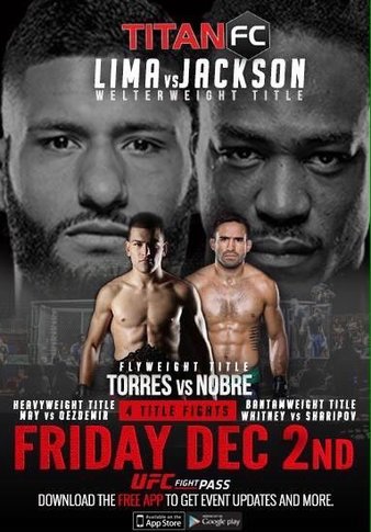 Titan FC 42 - Lima vs. Jackson Poster November 19, 2016