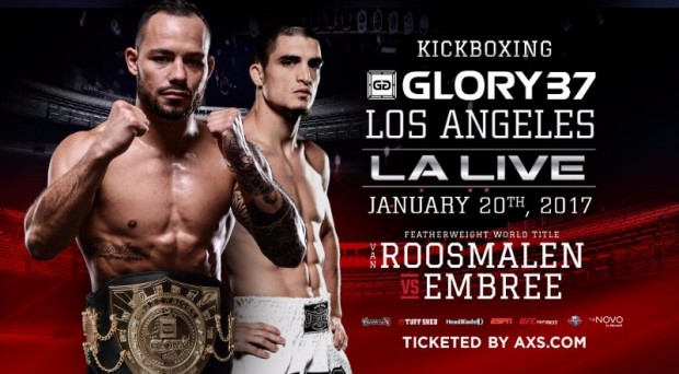 Glory 37 - Los Angeles Poster December 28, 2016