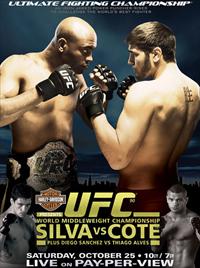 UFC 90 - Silva vs. Cote Poster