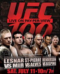 UFC 100 - Lesnar vs. Mir 2 Poster