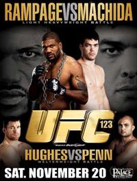 UFC 123 - Rampage vs. Machida Poster