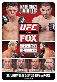 UFC on Fox 3 - Diaz vs. Miller Poster