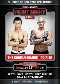 UFC on Fuel TV 3 - Korean Zombie vs. Poirier Poster