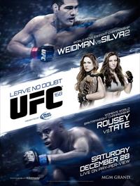 UFC 168 - Weidman vs. Silva 2 Poster