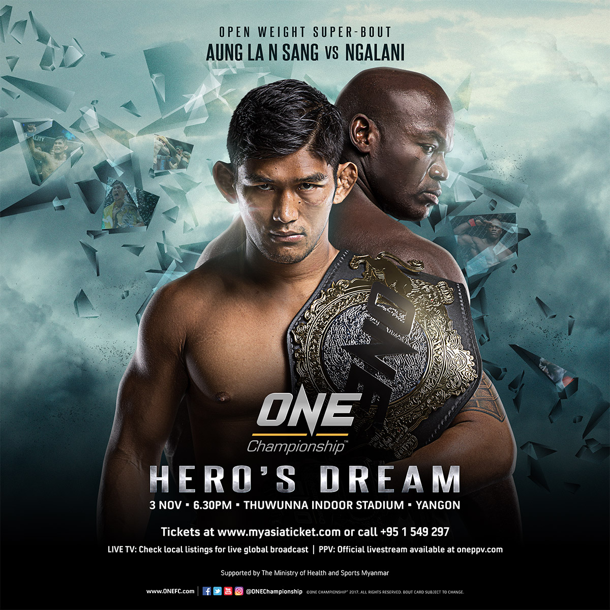 One Championship - Hero's Dream Poster October 30, 2017