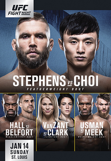 UFC Fight Night 124 - Stephens vs. Choi Poster December 28, 2017