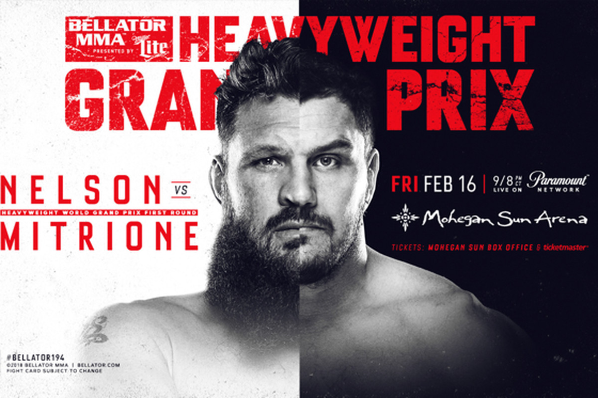 Bellator 194 - Mitrione vs. Nelson Poster January 06, 2018