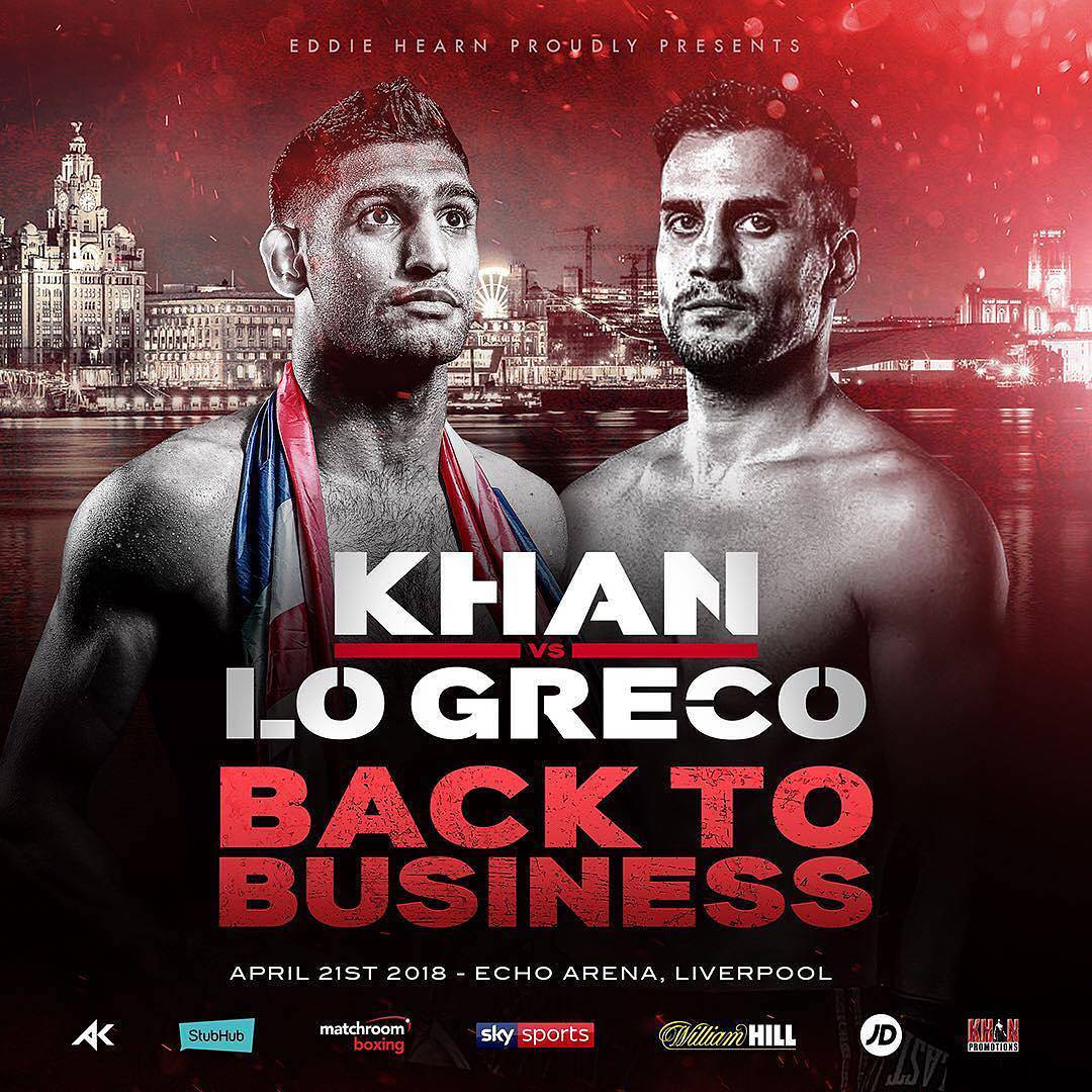 Sky Sports - Khan vs Lo Greco Poster March 26, 2018