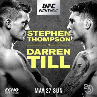 UFC Fight Night 130 - Thompson vs. Till Poster April 26, 2018