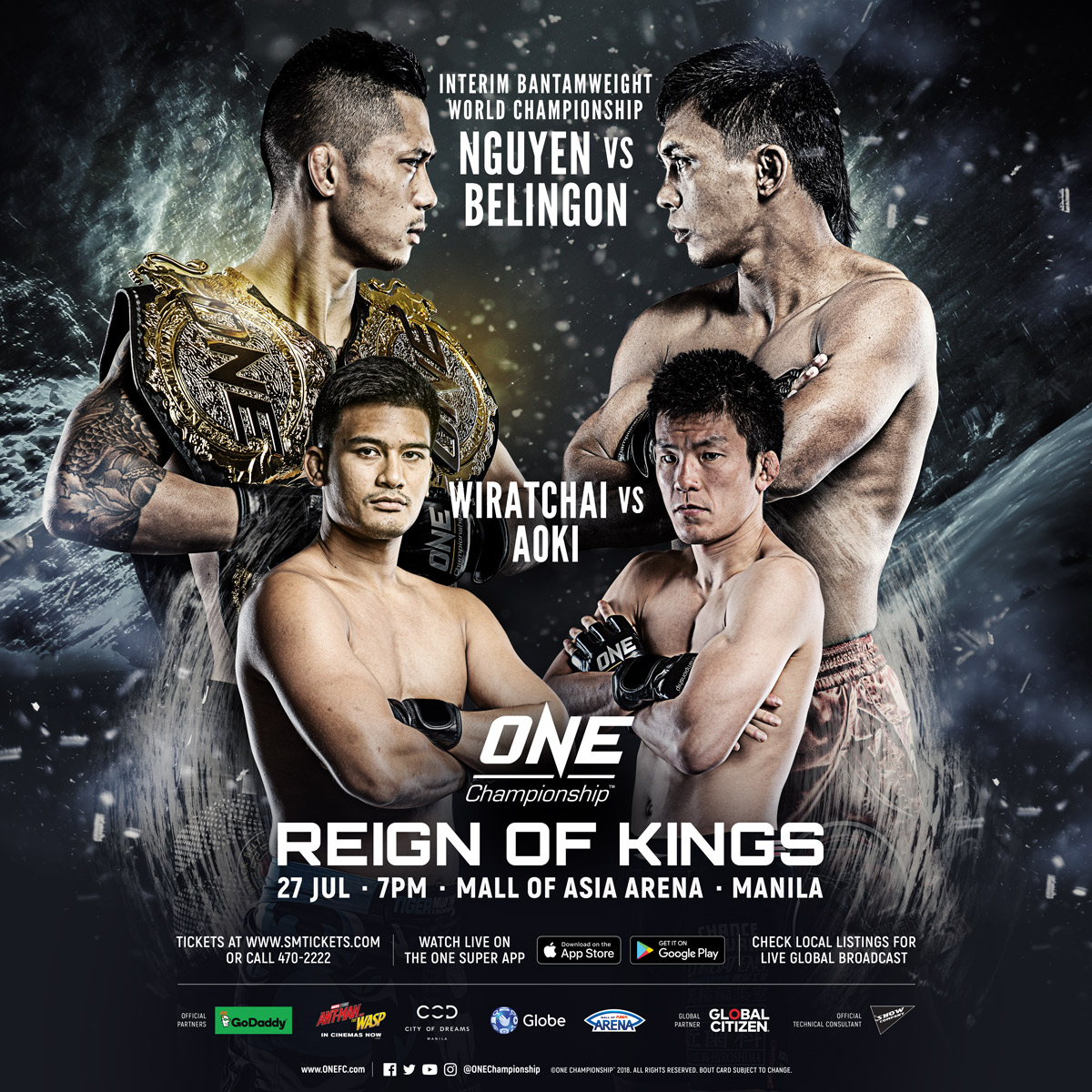 One Championship - Reign of Kings Poster July 18, 2018