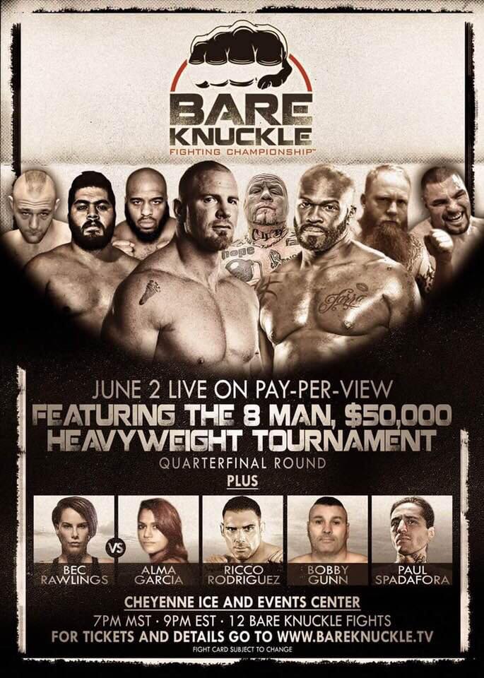 BKFC 1 - The Beginning Poster August 09, 2018