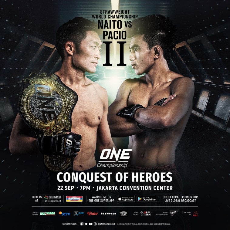 One Championship - Conquest of Heroes Poster August 28, 2018