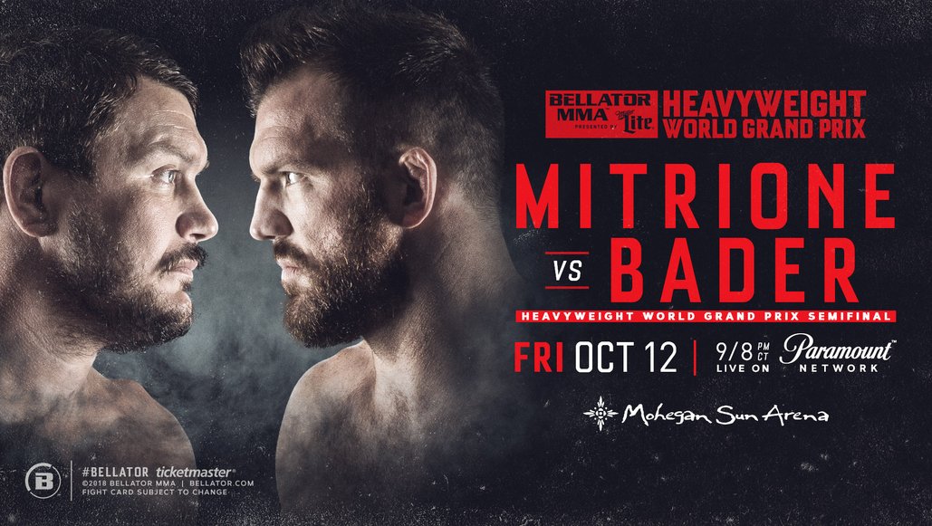 Bellator 207 - Mitrione vs. Bader Poster September 20, 2018