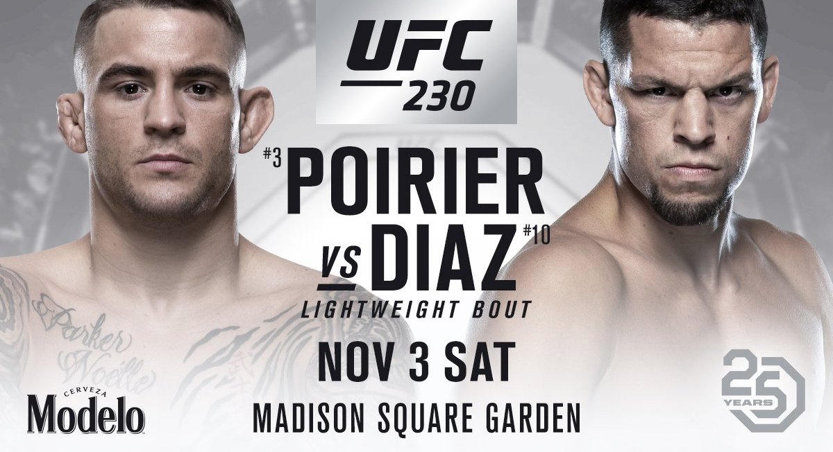 UFC 230 - New York Poster September 20, 2018