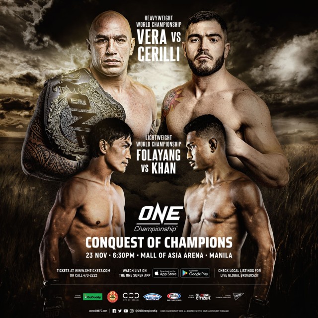 One Championship - Conquest of Champions Poster November 18, 2018