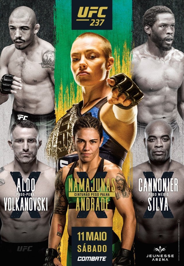 UFC 237 - Namajunas vs. Andrade Poster March 19, 2019