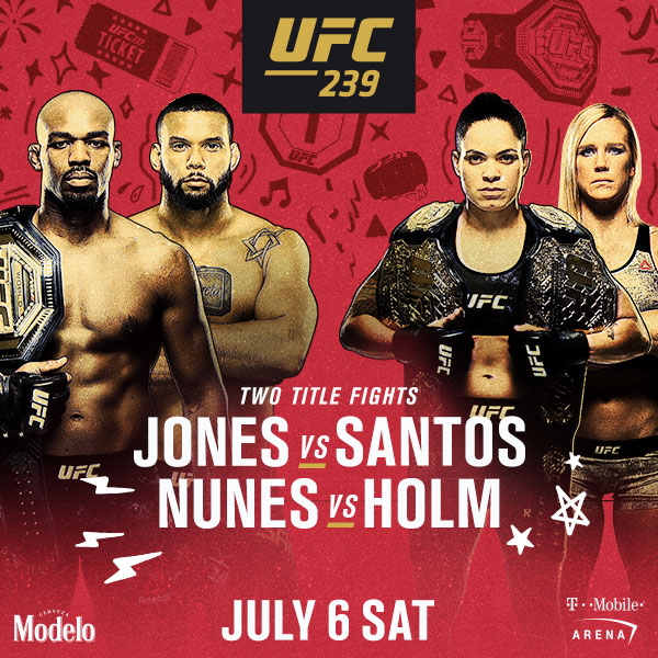 UFC 239 Poster April 22, 2019