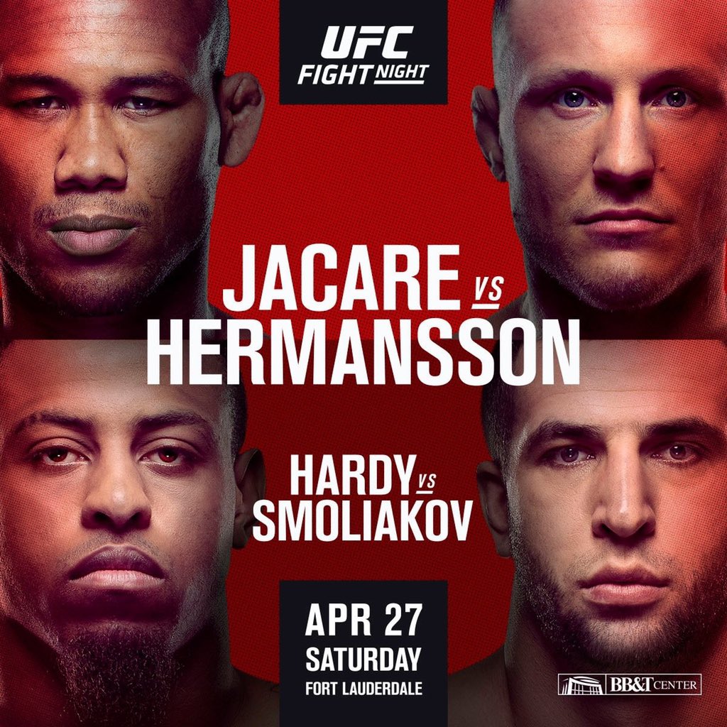UFC on ESPN+ 8 Poster April 23, 2019