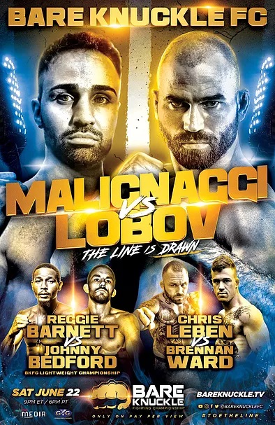 Bare Knuckle FC 6 Poster May 10, 2019