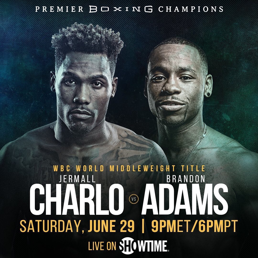 Charlo vs. Adams Poster May 28, 2019