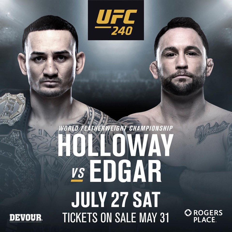 UFC 240 Poster June 09, 2019