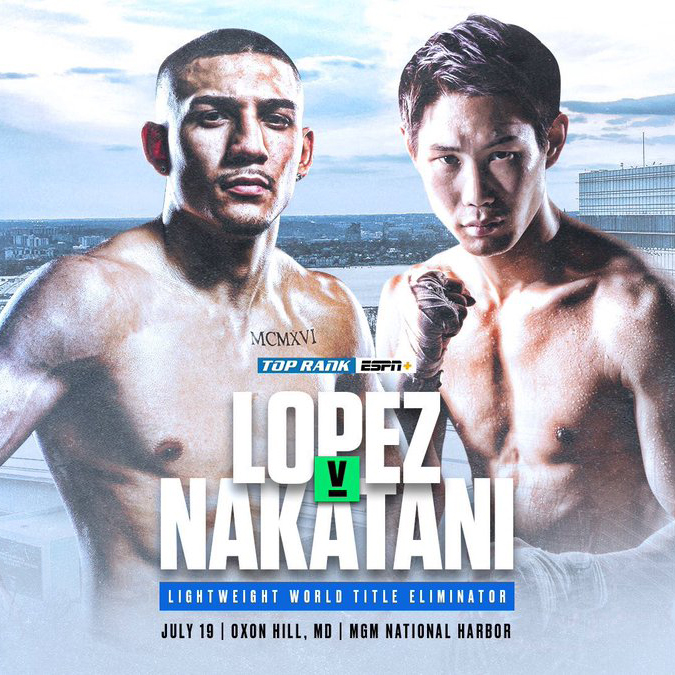 Lopez vs. Nakatani Poster June 25, 2019