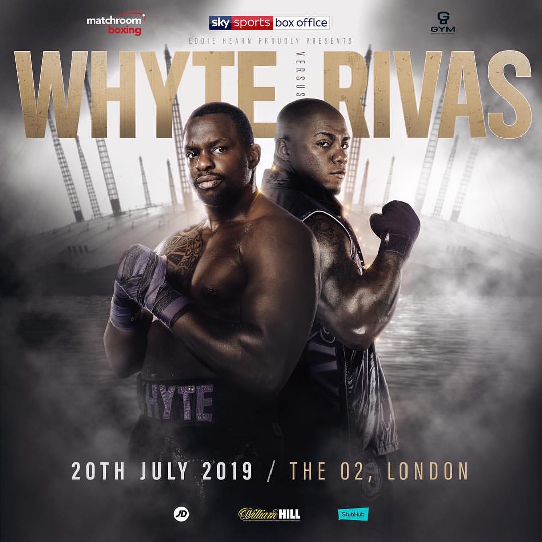 Whyte vs. Rivas Poster June 26, 2019