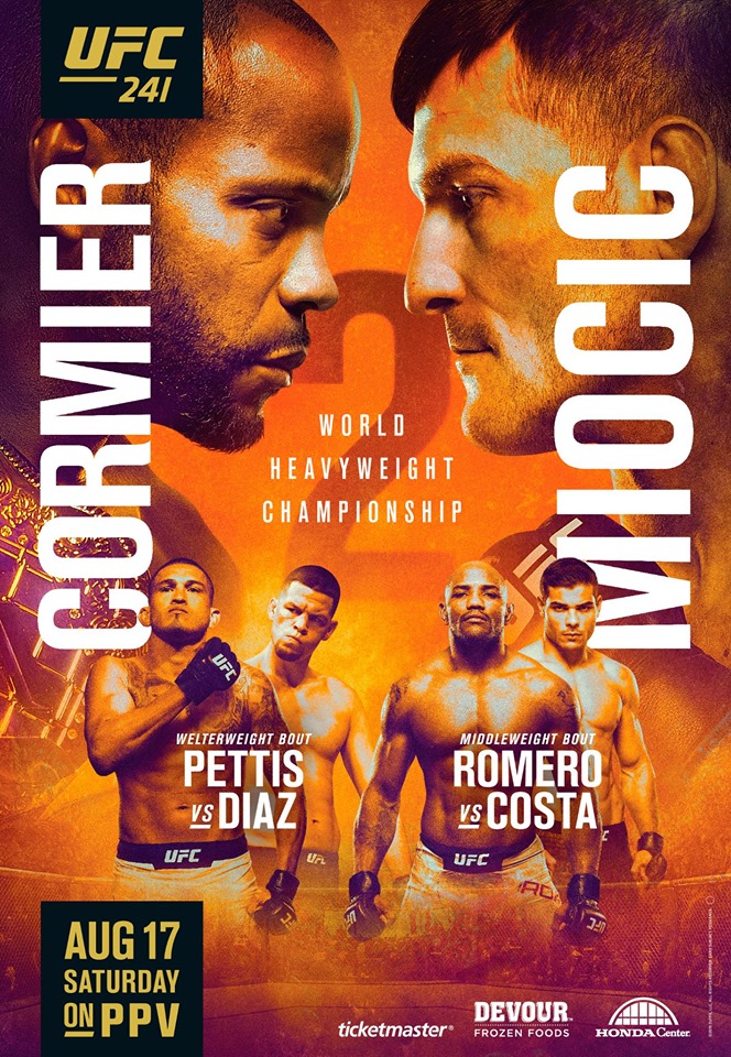 UFC 241 Poster July 12, 2019