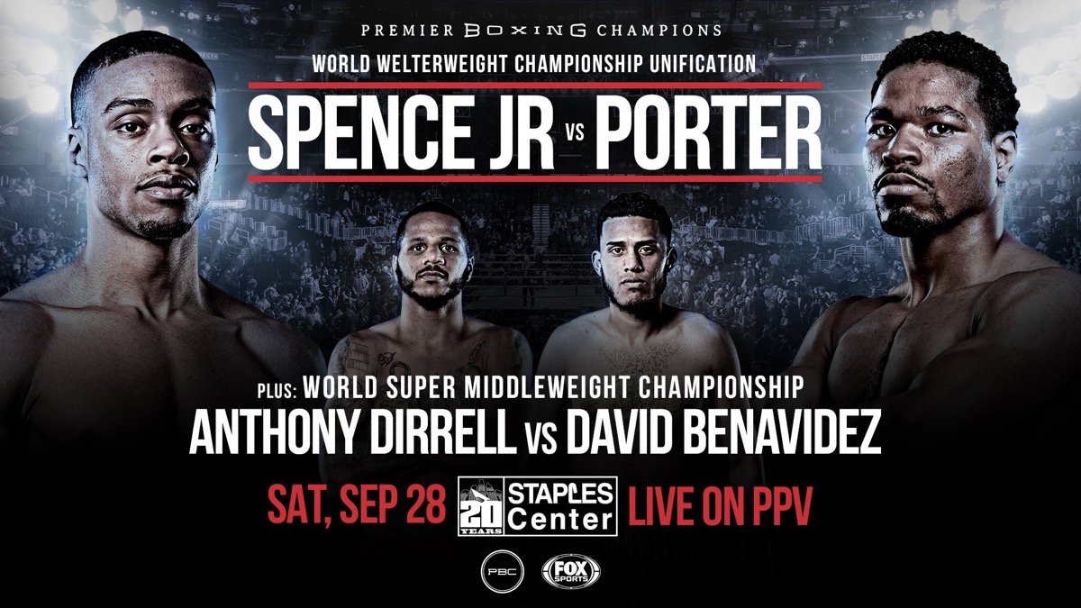 Spence vs. Porter Poster August 01, 2019