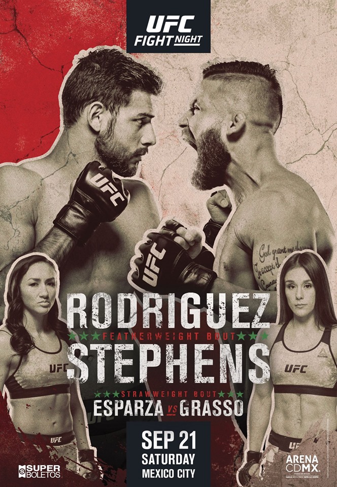 UFC Fight Night 159 Poster August 10, 2019