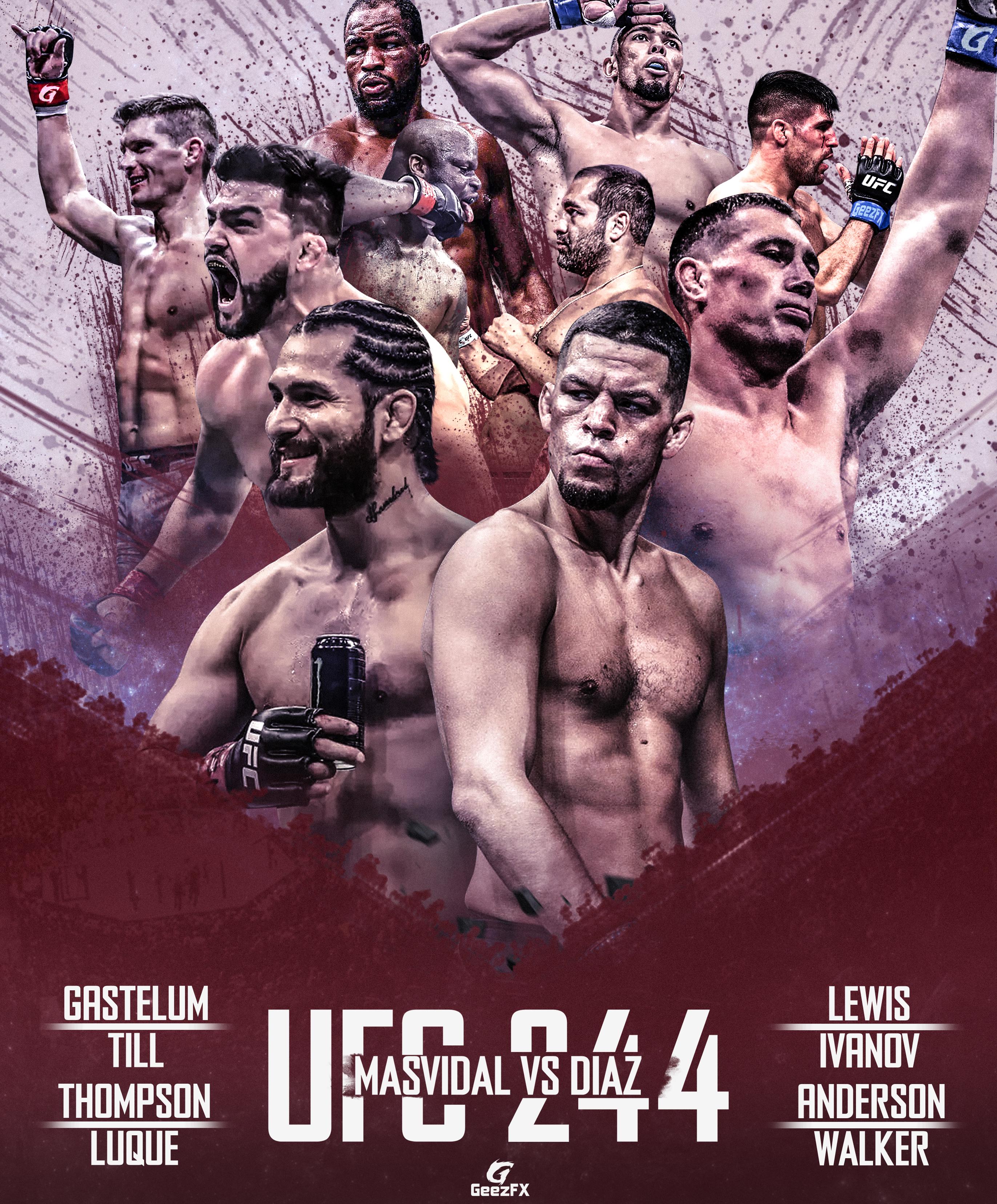 UFC 244 Poster September 19, 2019
