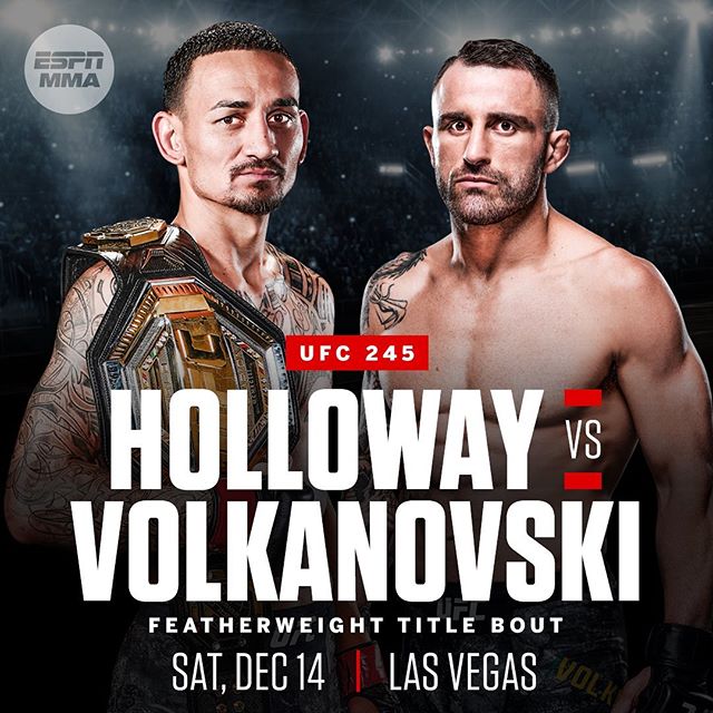 UFC 245 Poster September 22, 2019