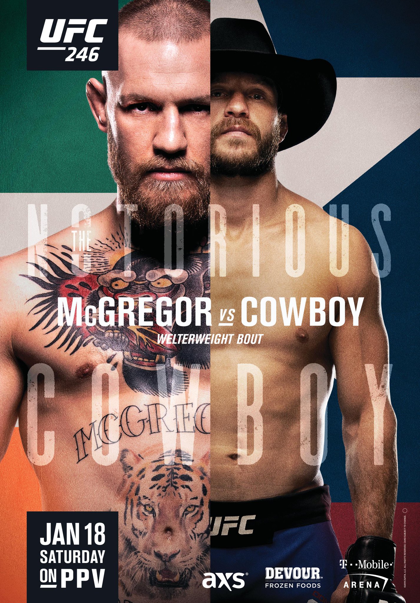 UFC 246 Poster December 30, 2019
