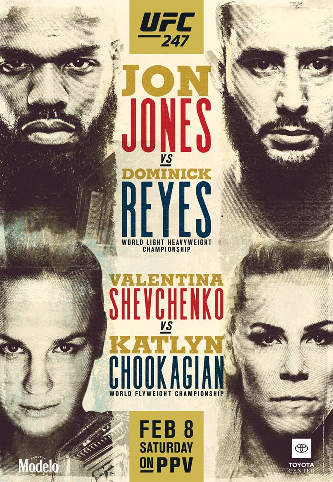 UFC 247 Poster January 03, 2020