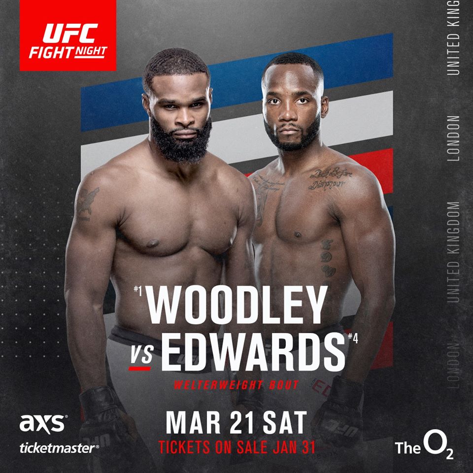 UFC Fight Night 171 Poster January 31, 2020