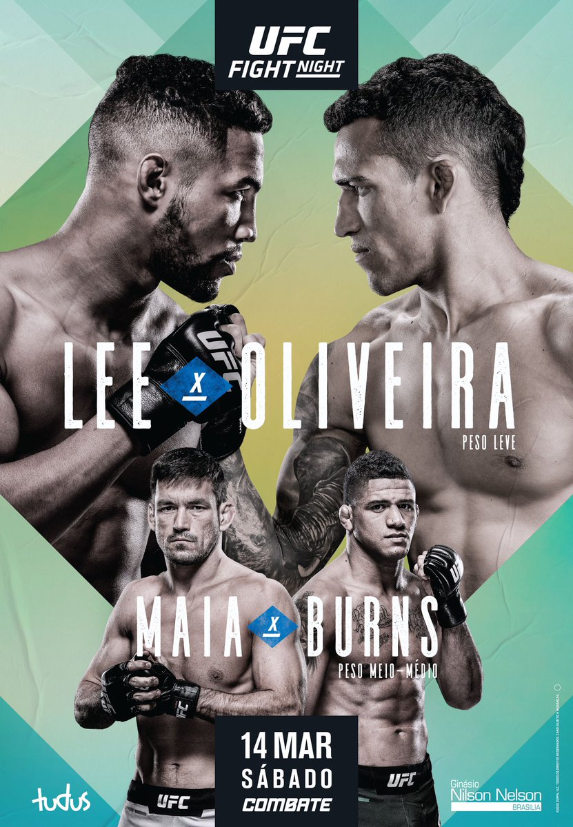 UFC Fight Night 170 Poster February 15, 2020
